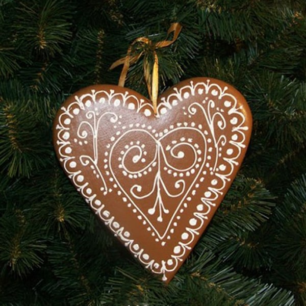 Forme en pain d'épices - Coeur - Décoration de Noël